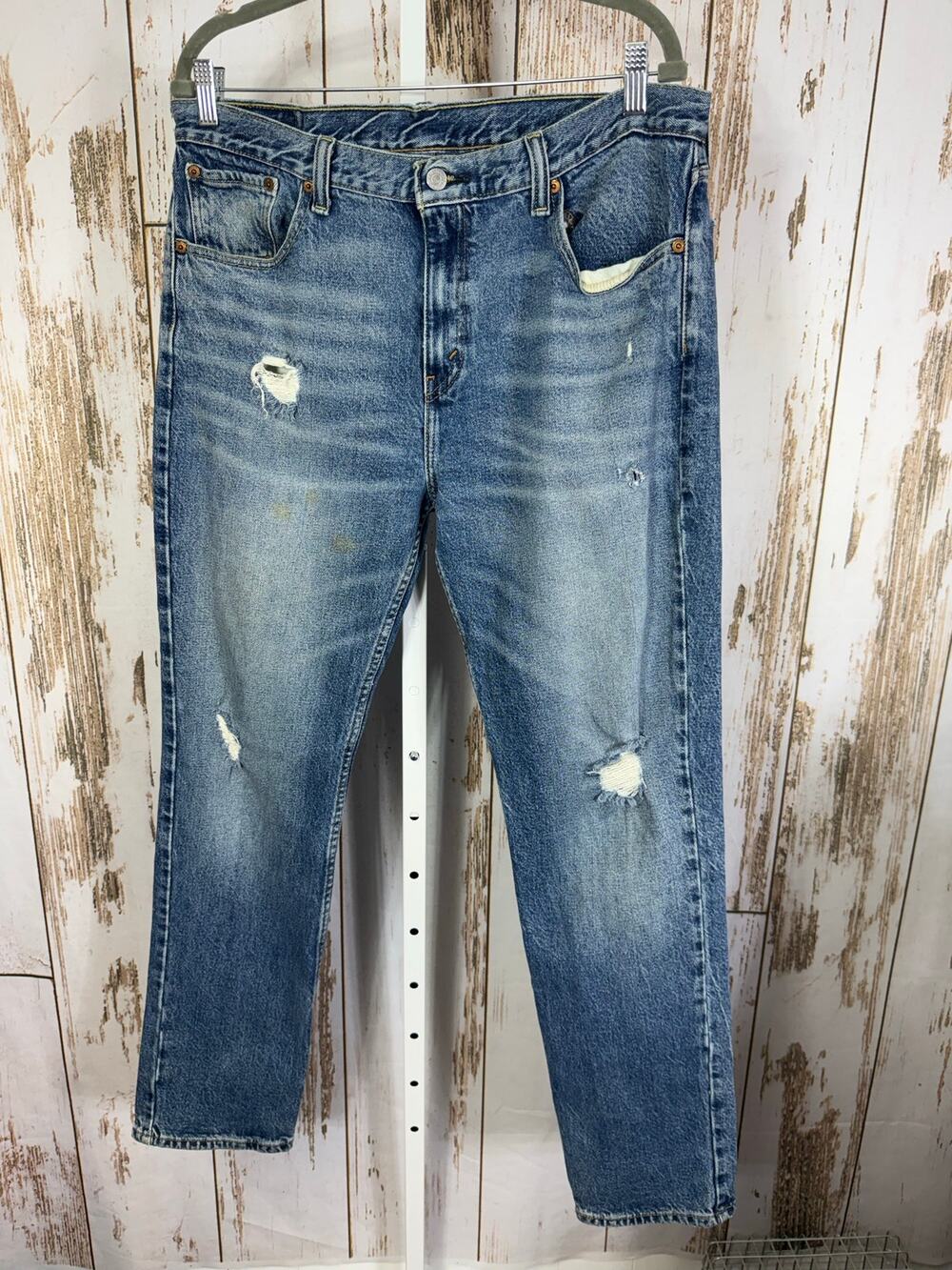 Levi's 511 Vintage Style Distressed Jeans. Size 36x32. Good used condition!